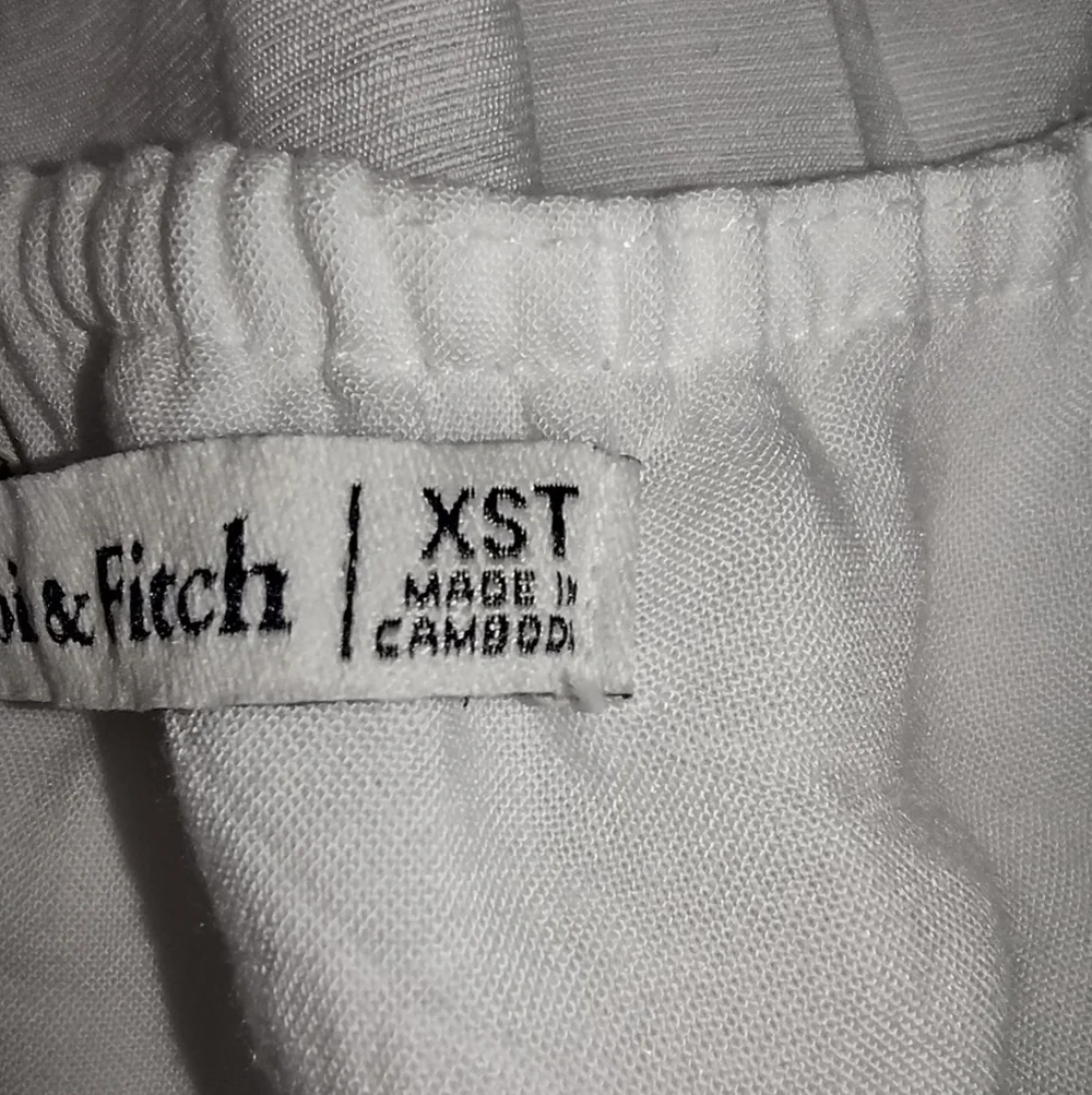 Abercrombie & Fitch White Maxi Beachy Flowy Cotton Summer Dress Size XS Tall
